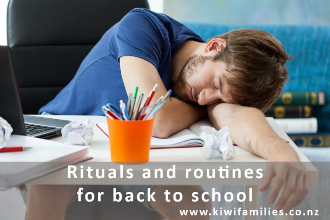 back to school routines