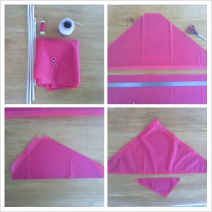 How to make a delta kite 1