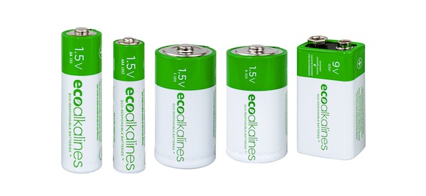 Eco Alkaline batteries