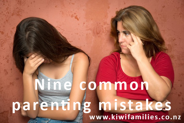 common parenting mistakes