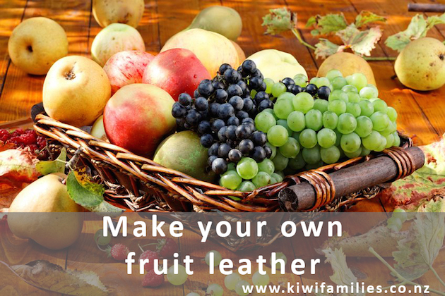 Make your own fruit leather