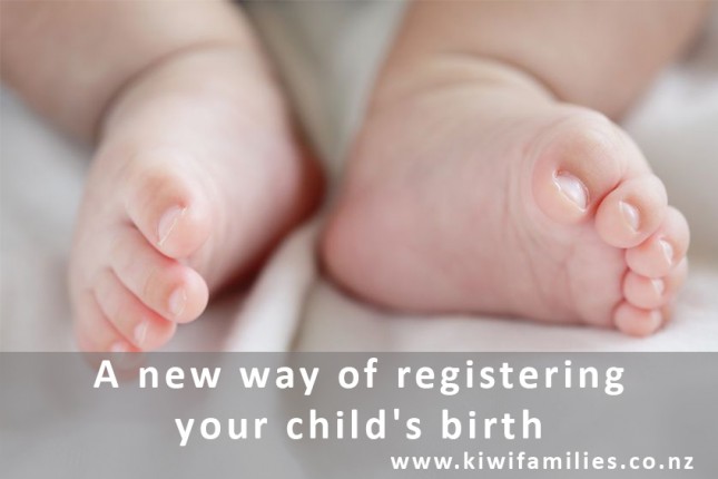 registering your child's birth