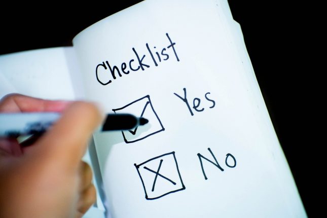 5-step checklists for kids