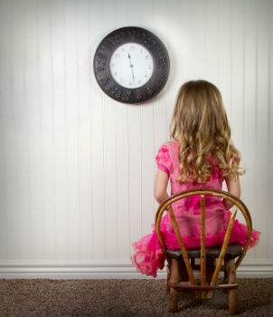 girl in time out