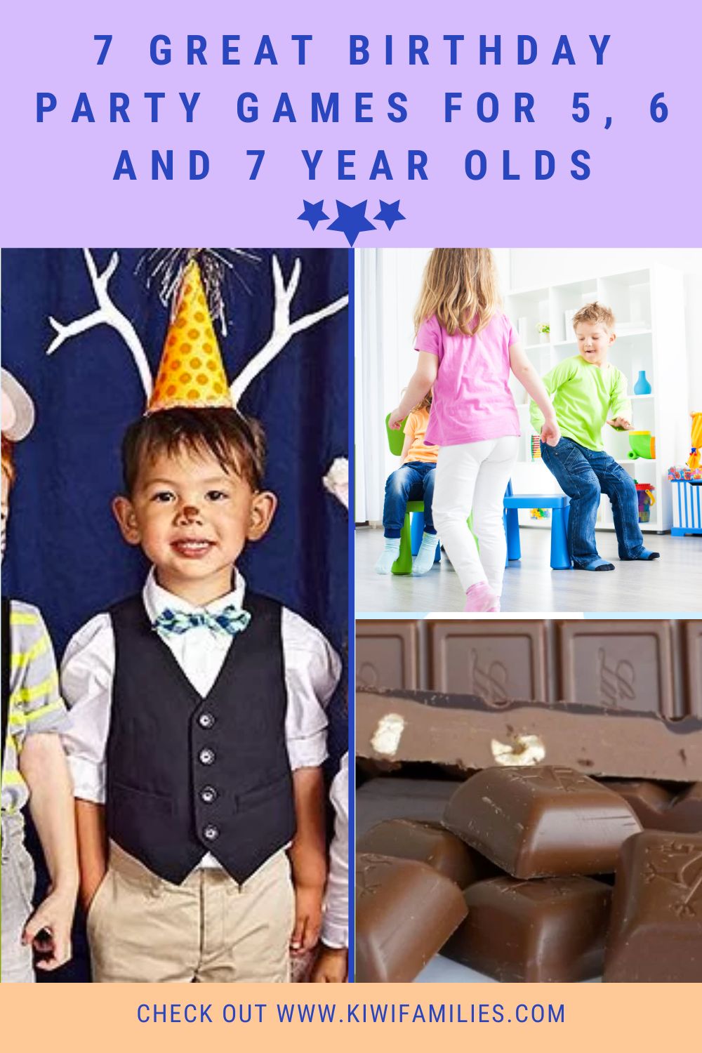 Great Birthday Party Games for 5 6 and 7 Year olds-Pin