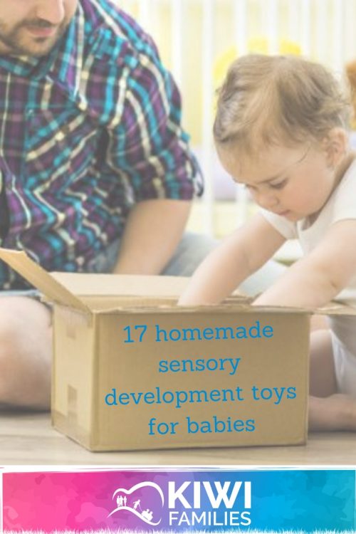 Homemade Sensory Development Toys for Babies-Pin