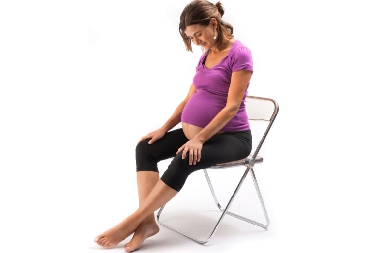 Pelvic floor exercise for pregnant woman