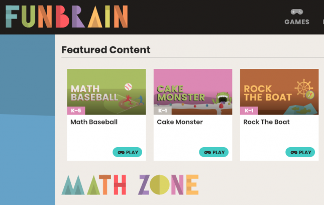 best free maths games for kids-Funbrain.com