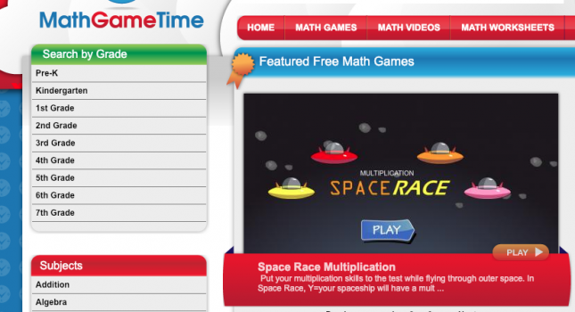 best free online maths games-Math Games Time