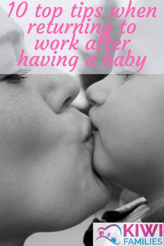 10 top tips when returning to work after having a baby-Pin
