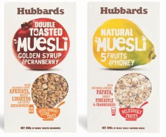 Hubbards new Muesli range