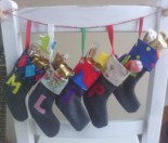 Stockings on hearth