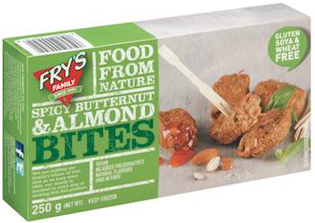 Fry’s Family Meat-Free Spicy Butternut & Almond Bites Fry's competition