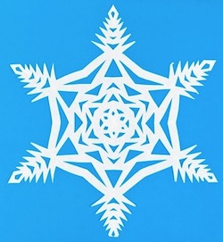 Crepe Paper decorations: Christmases past christmas decorations