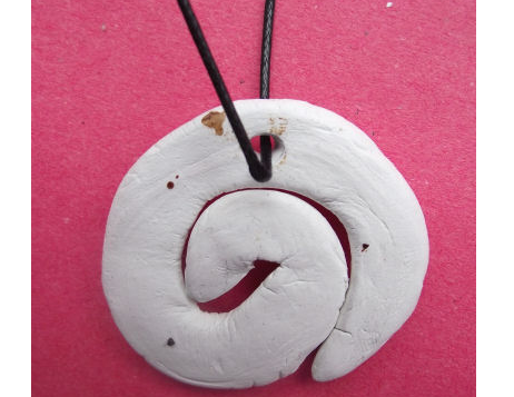 Bone carving necklace art project
