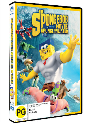 The SpongeBob Movie: Sponge out of Water DVDs