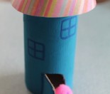 Paper roll houses