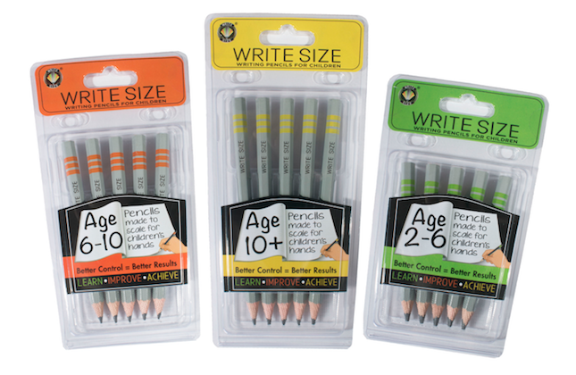 Write Size pencils