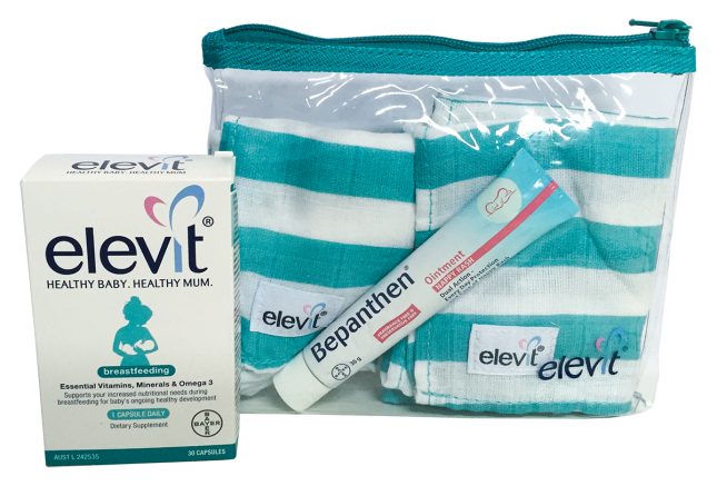 Elevit breastfeeding packs to giveaway Elevit