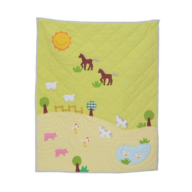 Win a Beautiful farm animal quilt for your precious one farm-animal-baby-quilt