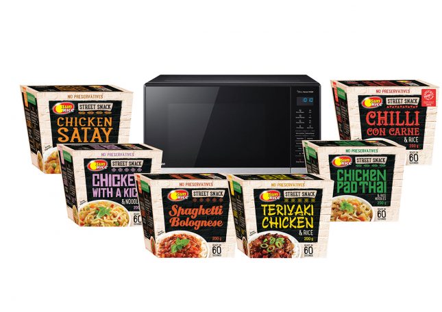 Win SunRice street snacks and a Panasonic Microwave! SunRice
