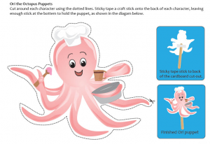 Ori the octopus puppet