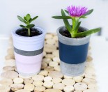 how to make a DIY concrete planter
