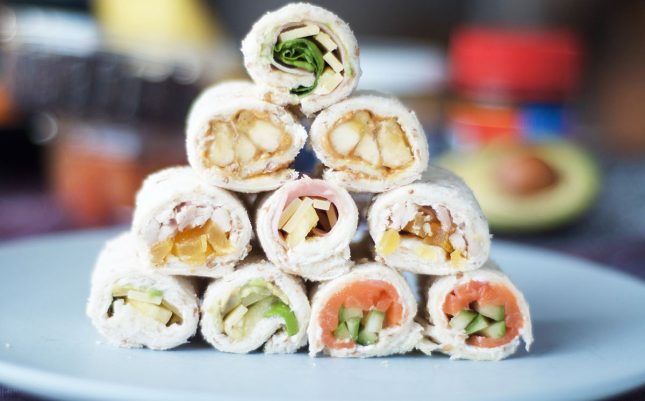 Sushi sandwich rolls 6 ways