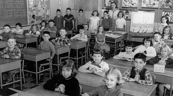 New Zealand Classroom in the 50s