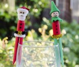 crafts peg Christmas decoration