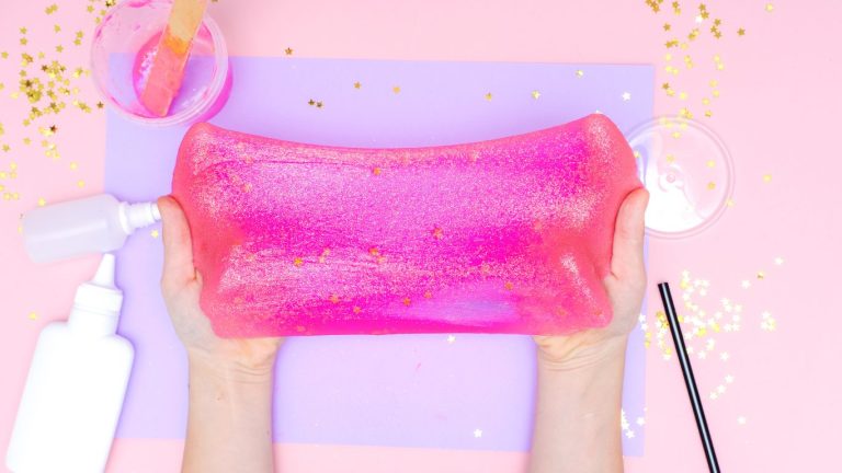 Basic Slime Recipe – Blue Star Glitter Basic Slime Recipe