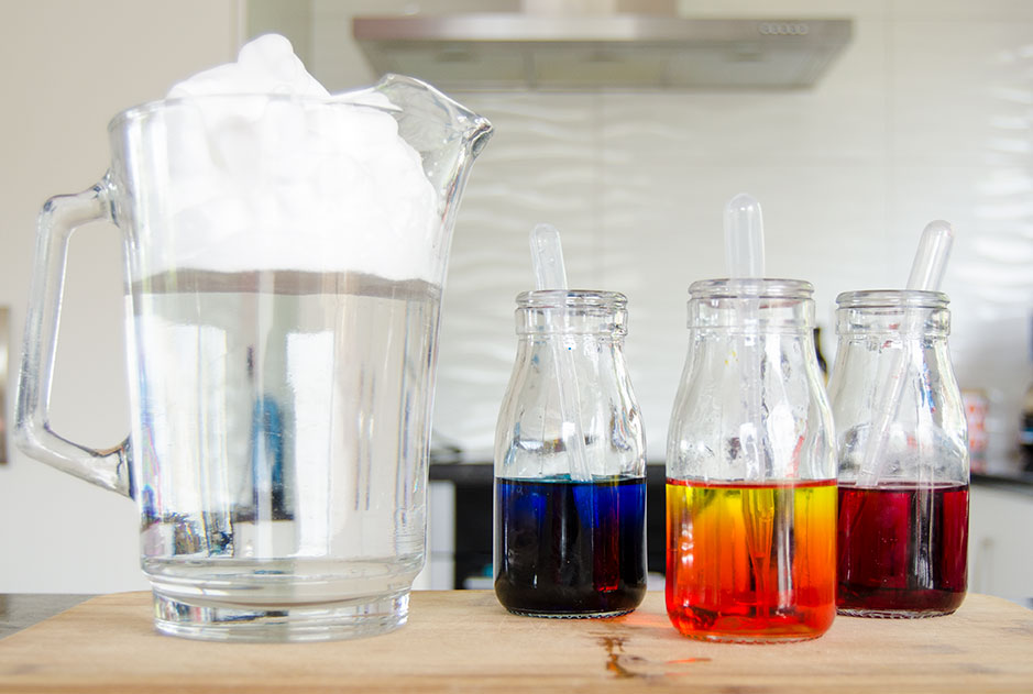 Shaving cream rain cloud experiment Kiwi Families