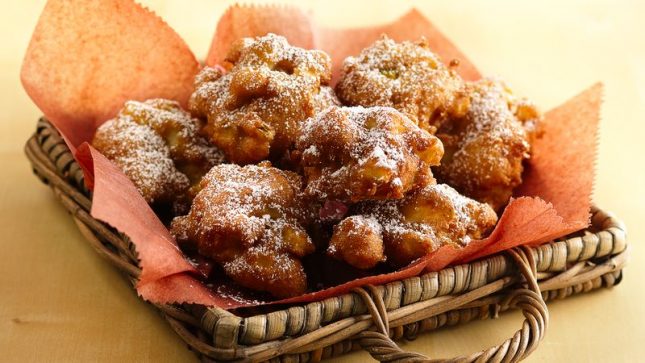 Chai Spice Apple Fritters