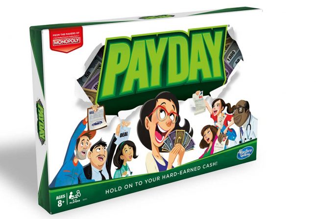 We have 4 Pay Day board games to give away pay day board game competition