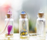 DIY bottle necklaces