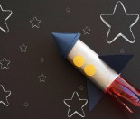 How to make a toilet roll rocket ship