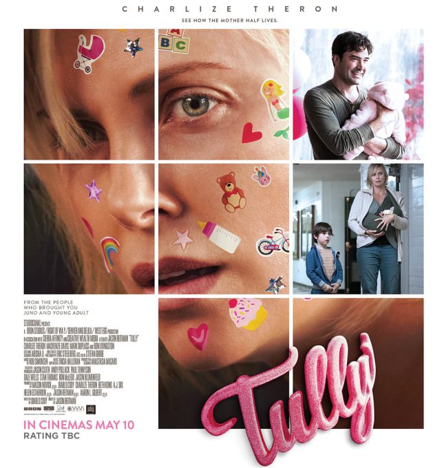 Win 1 of 3 double passes to see TULLY the movie!