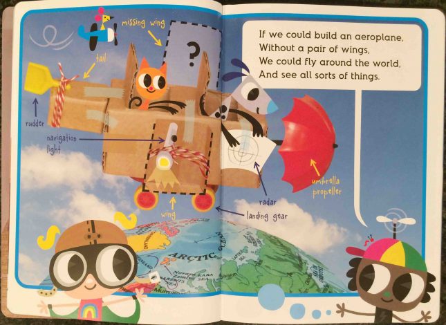 How do you build an aeroplane when you’ve only got one wing inside page