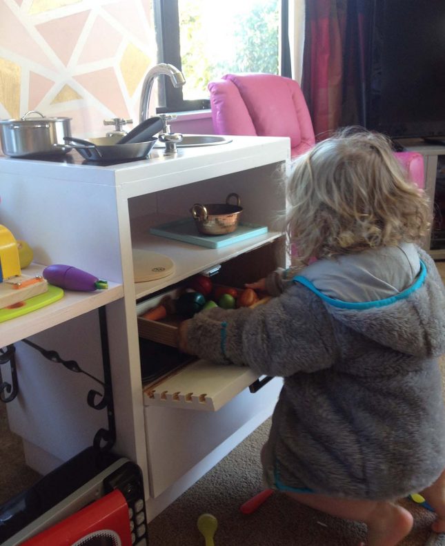Kids play kitchen