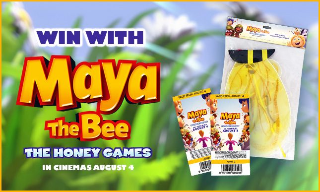 Win 1 of 2 MAYA THE BEE: THE HONEY GAMES prizepacks! Maya_645x387_KiwiFamilies
