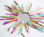 Painted Driftwood Mirror