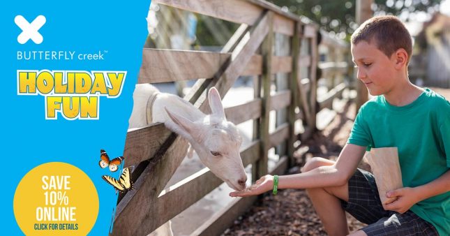 Win an ‘All Attractions’ pass to Butterfly Creek Butterfly creek nz