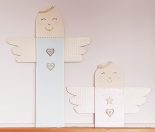 DIY Whimsical Wooden Christmas Angel