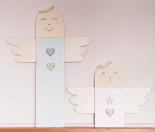 DIY Whimsical Wooden Christmas Angel