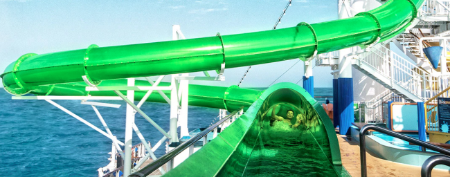 Carnival Cruise-water slide