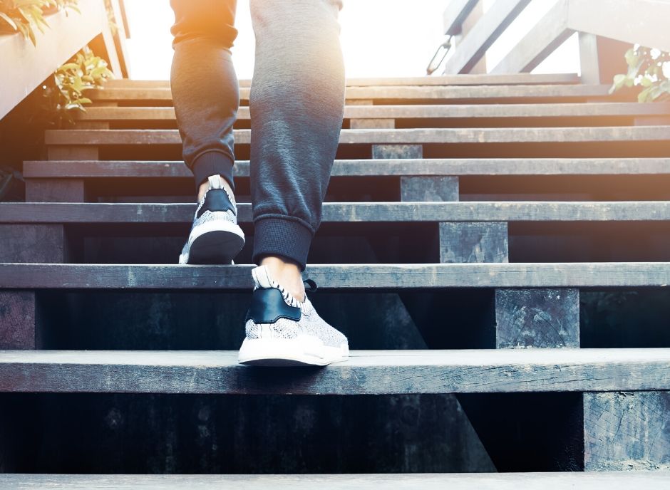 7 Actionable Steps to Confident Eating-stairs