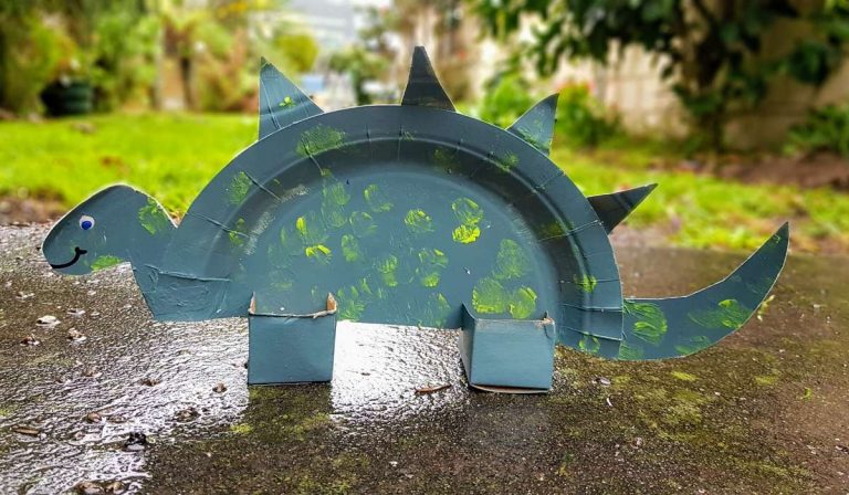 Paper Plate Dinosaur Paper Plate Dinosaur