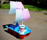 Egg Carton - Boat Craft