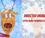 Directed Drawing - Little Bling Reindeer Collage head (1)