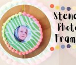 Stencil Photo Frame